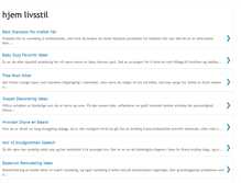 Tablet Screenshot of hjemlivsstil15.blogspot.com