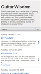 Mobile Screenshot of guitarwisdom.blogspot.com