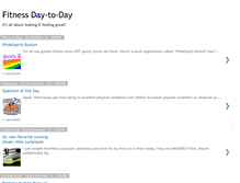 Tablet Screenshot of fitnessday-to-day.blogspot.com