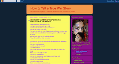 Desktop Screenshot of howtotellatruewarstory.blogspot.com