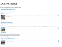 Tablet Screenshot of employmenthub.blogspot.com