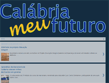 Tablet Screenshot of calabriameufuturo.blogspot.com