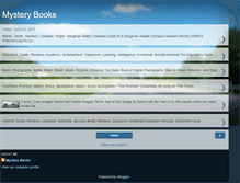 Tablet Screenshot of mystery-books-blog.blogspot.com