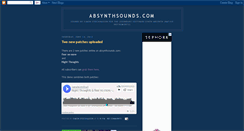 Desktop Screenshot of absynthsounds.blogspot.com