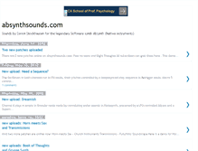 Tablet Screenshot of absynthsounds.blogspot.com