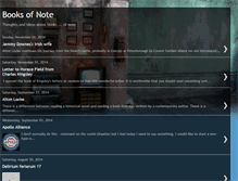 Tablet Screenshot of booksofnote.blogspot.com