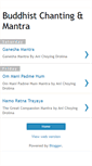 Mobile Screenshot of buddhistchanting.blogspot.com