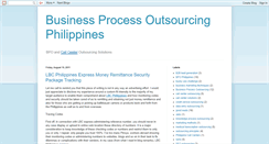 Desktop Screenshot of businessprocessoutsourcingprojects.blogspot.com