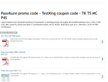 Tablet Screenshot of free-promocode-pass4sure-tk-mc-coupon.blogspot.com