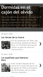 Mobile Screenshot of dormidasenelcajondelolvido.blogspot.com