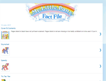 Tablet Screenshot of mlpfactfile.blogspot.com