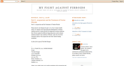 Desktop Screenshot of fightfibroids.blogspot.com