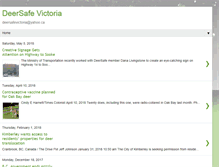Tablet Screenshot of deersafevictoria.blogspot.com