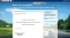 Desktop Screenshot of maquijuicesingapore.blogspot.com