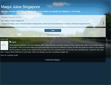 Tablet Screenshot of maquijuicesingapore.blogspot.com