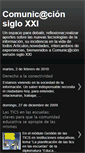 Mobile Screenshot of comuniccinsigloxxi.blogspot.com