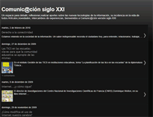 Tablet Screenshot of comuniccinsigloxxi.blogspot.com