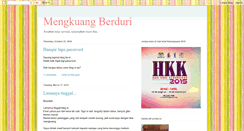 Desktop Screenshot of mengkuangberduri.blogspot.com