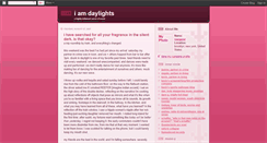 Desktop Screenshot of iamdaylights.blogspot.com