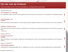 Tablet Screenshot of opreismetdekinderen.blogspot.com