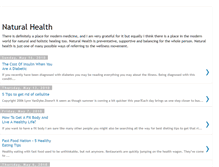 Tablet Screenshot of naturalhealth-prodg.blogspot.com