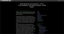 Desktop Screenshot of movimentoestudantilcptl.blogspot.com