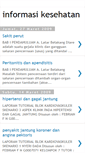 Mobile Screenshot of kedokteran-febrian.blogspot.com