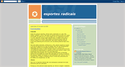 Desktop Screenshot of esportesradicaisx.blogspot.com