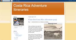 Desktop Screenshot of costaricaadventurecompany.blogspot.com