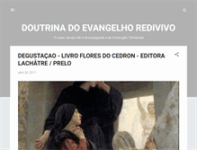 Tablet Screenshot of doutrinadoevangelhoredivivo.blogspot.com