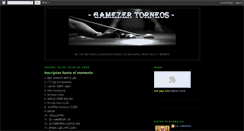 Desktop Screenshot of gamezer-torneos.blogspot.com