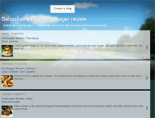 Tablet Screenshot of gourmetburgerreview.blogspot.com
