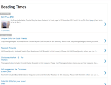 Tablet Screenshot of beadingtimes.blogspot.com