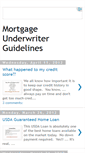 Mobile Screenshot of mortgageguidelines.blogspot.com