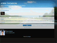 Tablet Screenshot of jobinthomson.blogspot.com