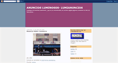 Desktop Screenshot of lumianunciosmx.blogspot.com