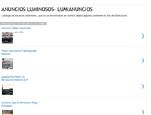 Tablet Screenshot of lumianunciosmx.blogspot.com