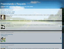 Tablet Screenshot of preenchendoorequisito.blogspot.com