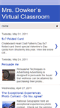 Mobile Screenshot of dowkerclassroom.blogspot.com