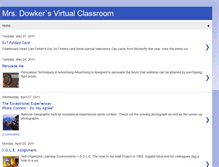 Tablet Screenshot of dowkerclassroom.blogspot.com