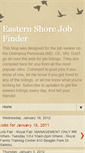 Mobile Screenshot of easternshorejobfinder.blogspot.com