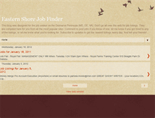 Tablet Screenshot of easternshorejobfinder.blogspot.com