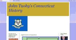 Desktop Screenshot of connecticuthistory.blogspot.com