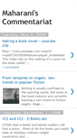 Mobile Screenshot of maharaniscommentariat.blogspot.com