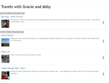 Tablet Screenshot of gracieandabby.blogspot.com
