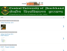 Tablet Screenshot of centraluniversityjharkhand.blogspot.com