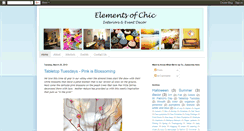 Desktop Screenshot of elementsofchic.blogspot.com