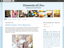 Tablet Screenshot of elementsofchic.blogspot.com