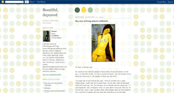 Desktop Screenshot of beautifulanddepraved.blogspot.com