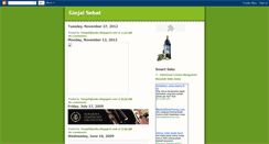 Desktop Screenshot of ginjalsehat.blogspot.com